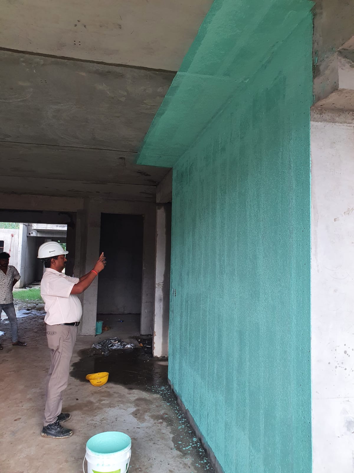 Green Wall Finish